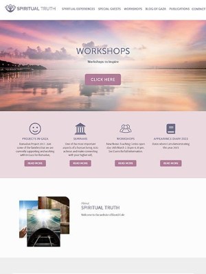 a spiritual website example